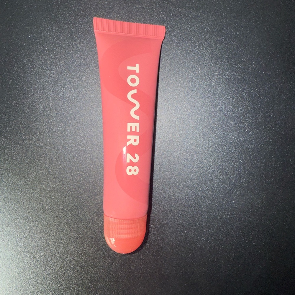 SOLD | NWT! Tower 28 LipSoftie Tinted Lip Treatment - Red Bean Mochi - Picture 4 of 4
